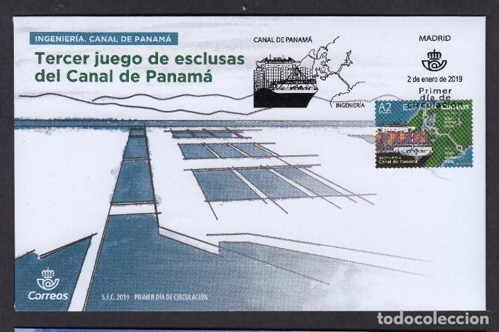 Sello Tercer juego de esclusas del Canal de Panamá